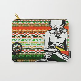 Ghandi and his Spinning Wheel Carry-All Pouch