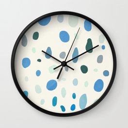 Rain Drops Wall Clock