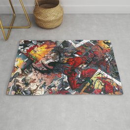 Carnage Comic2Canvas Comic Book Art Collage Rug