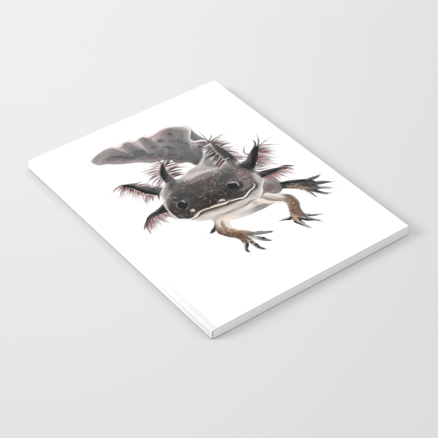 Axolotl Notebook By Lualazarovic Society6 Axolotl Notebook By Lualazarovic Society6