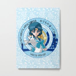 Sailor Mercury - Crystal Intro Metal Print