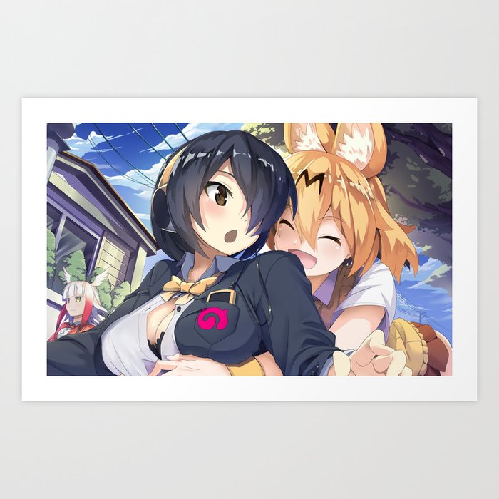 Two Cute Hentai Girls Cuddling On Street Ultra Hd Art Print By Hires Society6 Just come and enjoy your anime and use tons of great features. two cute hentai girls cuddling on street ultra hd art print by hires