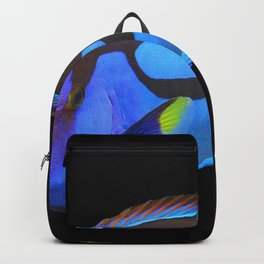 Gorgeous Colorful Tropic Parrot Fish Close Up HD Backpack