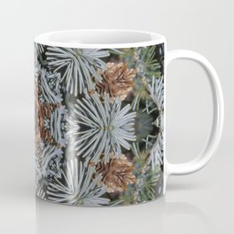 Spruce Cones And Needles Kaleidoscope K4 Coffee Mug