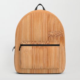 Cool elegant light brown bamboo wood print Backpack