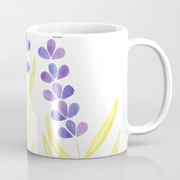 Lavender Watercolor Coffee Mug | Lavender, Wildplant, Painting, Purple, Violet, Watercolorart, Handpainted, Clipart, Pattern, Meadowflower 