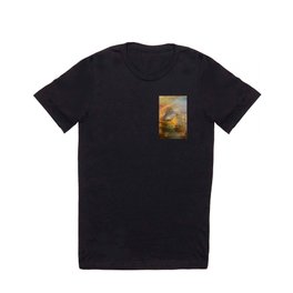 William Turner - The Burning of the Houses of Parliament, 1834 T Shirt | Turner, Art, Fine, Oil, Cityscape, William, Famous, Parliament, Canvas, 1835 