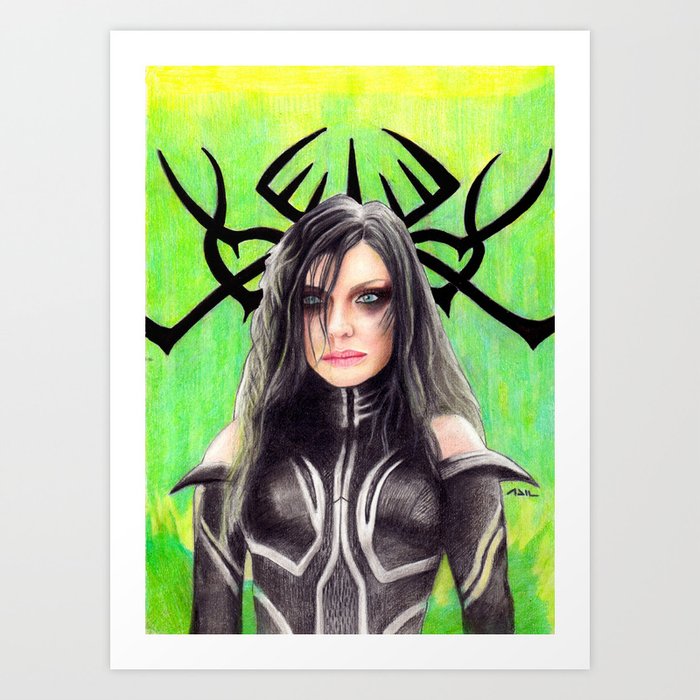 Hela Thor Ragnarok Art Print By Pharmartist Society6