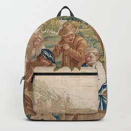 Verdure 18th Century French Tapestry Print Backpack