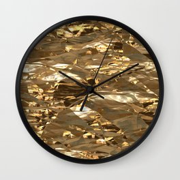 Gold Metal Wall Clock