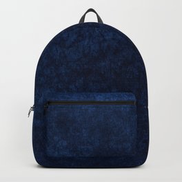 Royal Blue Velvet Texture Backpack