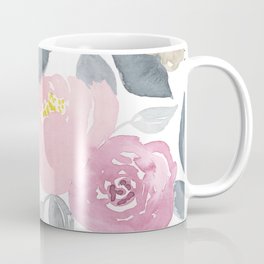 Flowers in Pink Coffee Mug