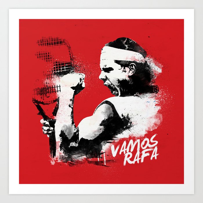 Rafael Nadal Art Print By Ismailkocabas Society6