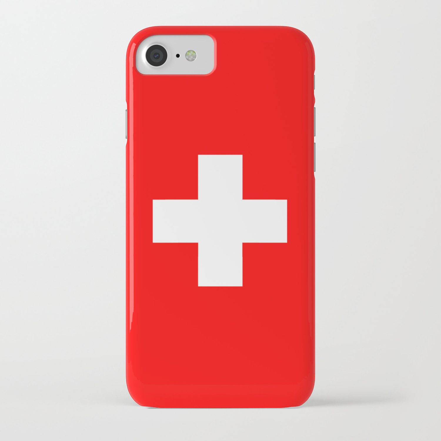 swiss cross swiss flag iphone case by missbeli