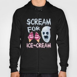 Scream For Ice Cream Cherry Strawberry Ice Cream Day Hoody