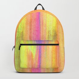 Neon Rainbow Paint Streaks Backpack