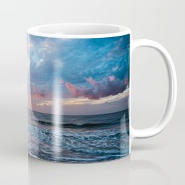 Daybreak at Hilton Head - Sunrise Along Beach at Hilton Head Island in South Carolina Coffee Mug