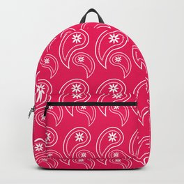 Paisley Magenta Backpack