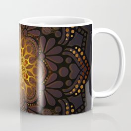 "Warm light Moroccan lantern Mandala" Coffee Mug