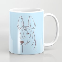 Xoloitzcuintli (Light Blue and Taupe) Coffee Mug