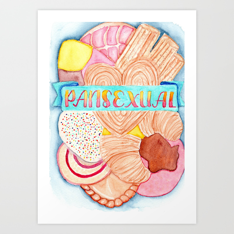 Pansexual Art Print By Tinygoblincreation Society6