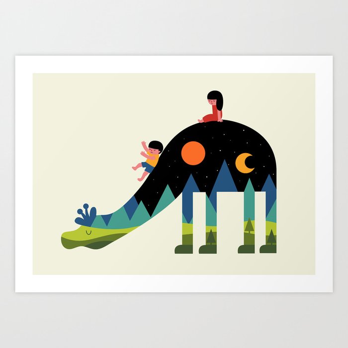 Discover the motif UP AND DOWN by Andy Westface as a print at TOPPOSTER