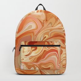 Marble Abstract Pink Sahara Desert Backpack