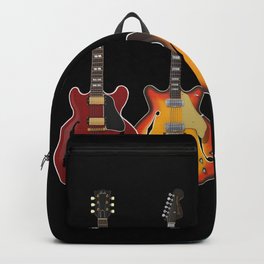 Four Electric Guitars Backpack