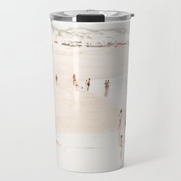 At the Beach fourteen  (part one of a diptych) - Minimal Beach and Ocean photography  Travel Mug