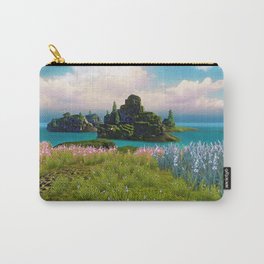 Beautiful Flower Bed On Islands Ultra HD Carry-All Pouch