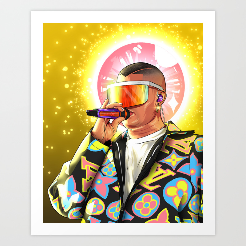 San Benito (Bad Bunny) Art Print by liomal | Society6