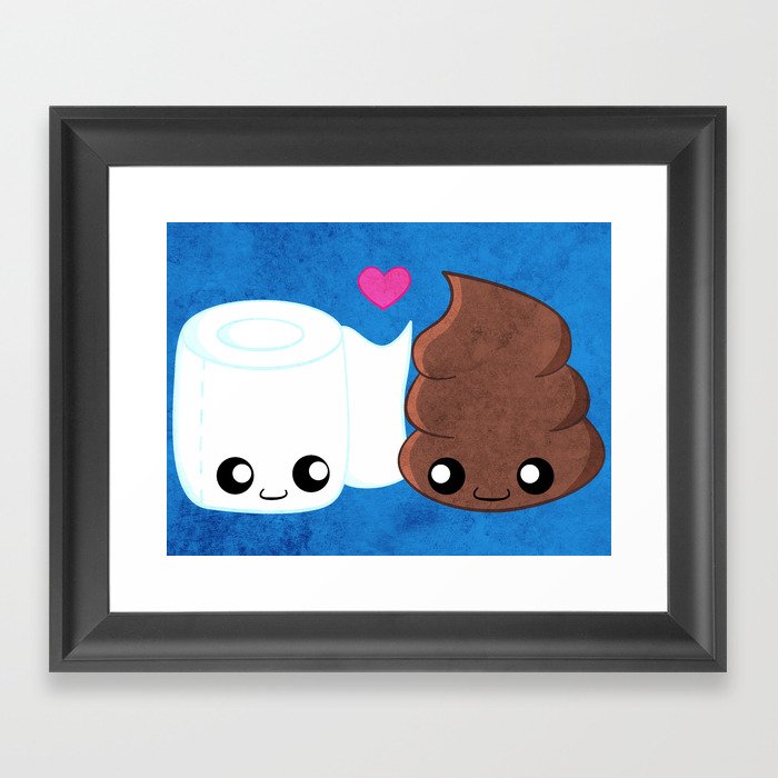 The Best Of Friends Toilet Paper And Poop Framed Art Print By Littlecreations Society6 You can go for customized packaging. the best of friends toilet paper and poop framed art print by littlecreations
