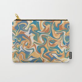 Dreamy Twirl Ocean Trippy Rainbow 2 Carry-All Pouch | Pattern, Oil, Abstract, Colorful, Contemporary, Ocean, Meditation, Iphonecase, Vintage, Modern 