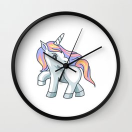 Angry Unicorn Bad Temper Wall Clock