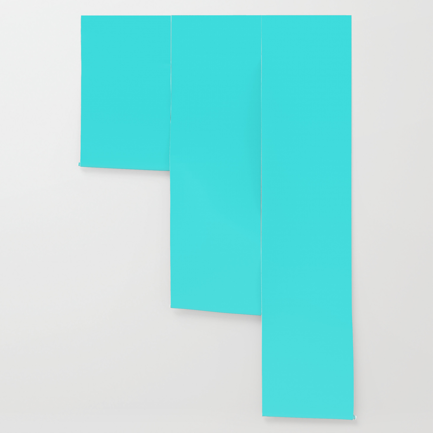 Solid Celeste Bright Aqua Blue Color Wallpaper By Podartist Society6