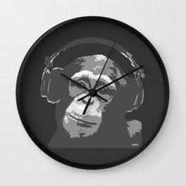 DJ MONKEY Wall Clock