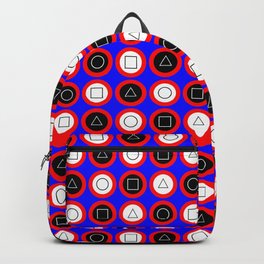 Geometric Draughts Pattern Backpack