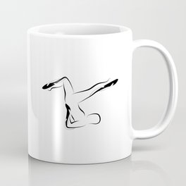 Abstract Pilates pose Coffee Mug