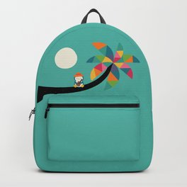 Amazing Vocation Backpack | Digital, Penguin, Amazing, Vector, Graphic, Curated, Illustration, Universe, Nursery, Rainbow 