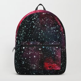 Red Cosmos Art Painting Backpack | Universeart, Redgalaxyart, Cosmosillustration, Watercolorpainting, Galaxywatercolor, Painting, Galaxypainting, Watercolorart, Cosmoswatercolor, Galaxyillustration 
