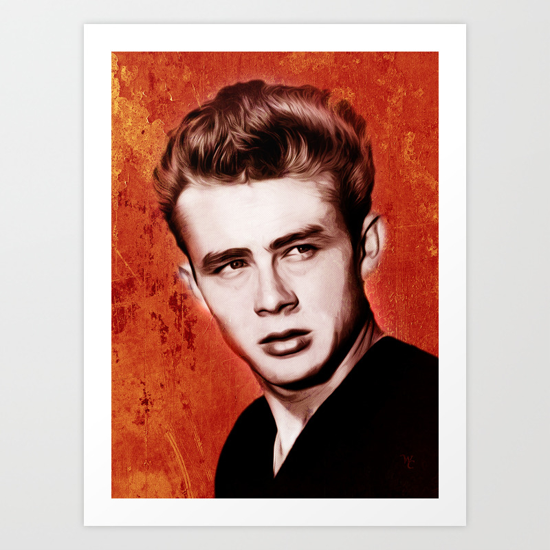 James Dean Giant Pop Art Art Print By Wcsmack Society6