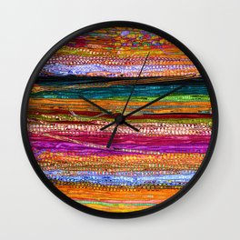 Indian Colors Wall Clock