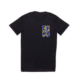 Heptic T Shirt | Geometry, Emotion, Color, Glitch, Illustration, Wave, Feeling, Irisdecent, Colourful, Dark 