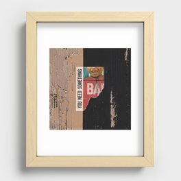 You Need Something Recessed Framed Print