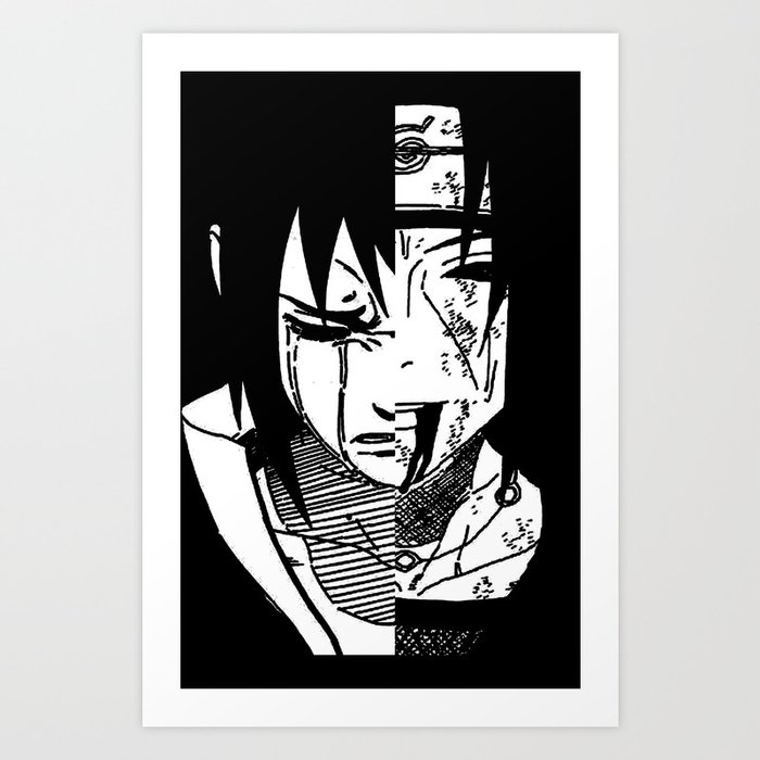 sasuke and itachi art print by seanfeeney society6 sasuke and itachi art print by seanfeeney