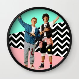 Bill and Ted Wall Clock