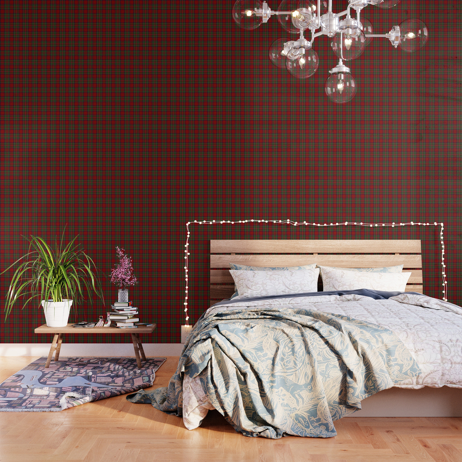 The Royal Stewart Tartan Wallpaper By Podartist Society6
