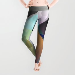 Holographic mountains in Silicon Valley. Leggings