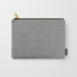 Soft Light Grey Brushstroke Texture Carry-All Pouch