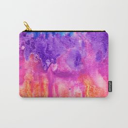 Rainbow Watercolor Carry-All Pouch